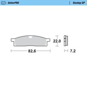 Moto-Master Brakepads Yamaha