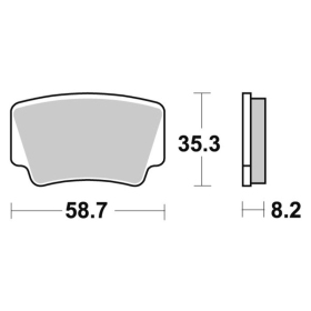 Sbs Brakepads 867SI Sintered Offroad KTM