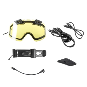 CKX Airflow Heated lens set for cross goggles 210° yellow