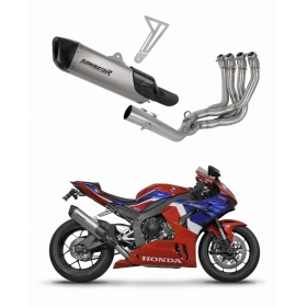 Honda CBR 1000RR-R 2020-> Full Exhaust System Collector Silencer Titanium HP6 + dB killer