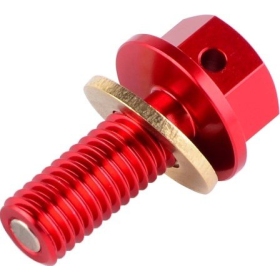 Sixty5 Magnetic drain plug red SUZUKI RM-Z450/ HONDA CRF450R 08-12