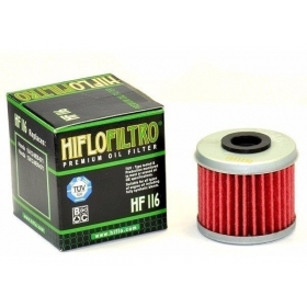 Oil filter HIFLO HF116 HONDA/ HUSQVARNA/ POLARIS/ HM MOTO 250-500cc 2002-2021