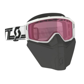 Scott Goggle Primal Safari Facemask white/black rose