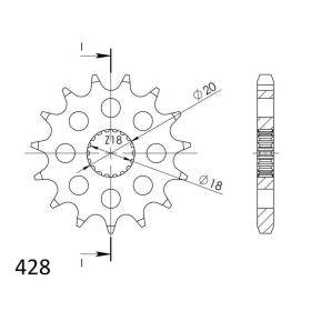 Supersprox / JT Front sprocket 426.14