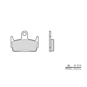 BREMBO Scooter Carbon Ceramic Brake pads ​​​​​​​HONDA SZX / KYMCO HEROISM / SNIPER 50-150cc 1994-2001