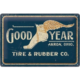 Metal tin sign GOOD YEAR TIRE & RUBBER CO. 20x30
