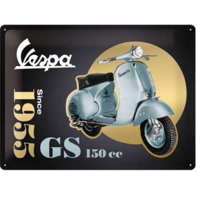 Metalinė lentelė VESPA GS 150CC SINCE 1955 30x40