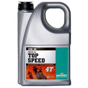 MOTOrex TOP SPEED 15W/50 Synthetic Oil - 4T - 4L