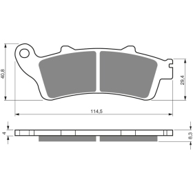 GOLDFREN Brake Pads 178 AD Honda 650-1800cc