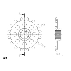 Supersprox / JT Front sprocket 577.14