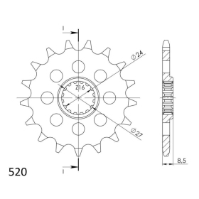 Supersprox / JT Front sprocket 1423.15