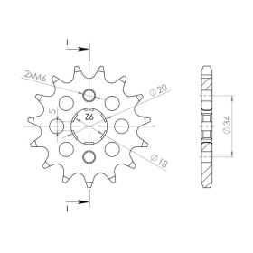 Supersprox Front sprocket 264.14 14t