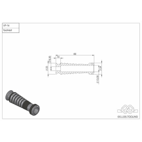 GILLES TOOLING Sport Passenger Footpegs Silver Yamaha FZ1/FZ6/FZ8/FZS FAZER / MT-03/07/09/10/125 / NIKEN GT 850 / T-MAX 530 / TENERE 700 / TRACER 900 / XJ6 / XJR / XSR 700 / 900 / YZF 1000 / 600 / R1 