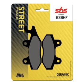 Sbs Brakepads 638HF Ceramic HONDA / KAWASAKI