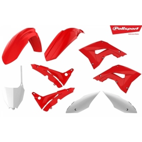 Polisport plastic kit CR125 / 250 2002-2007 Red / White