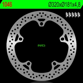 NG BRAKES 1046 Round Fixed Brake Disc BMW F / HP2 / K / R / S / HUSQVARNA NUDA 800-1300 99-24