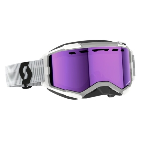 Snow Cross Goggle Scott Fury white enhancer (purple chrome)