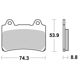 Sbs Brakepads 613HF Ceramic Yamaha