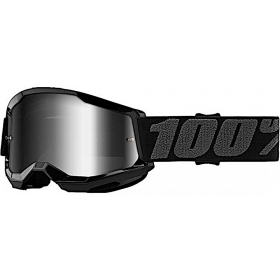 100% Strata 2 Essential Chrome Youth Motocross Goggles