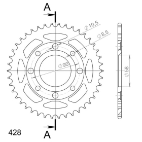 Supersprox / JT Rear sprocket 269.42 42t