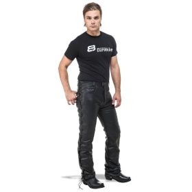 Sweep Desperado Leather pants with laces