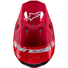 Alpinestars Helmet S-M10 Flood Red Fluo Motocross Helmet