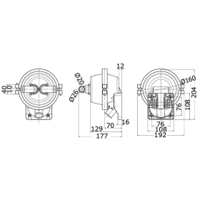 hidden diaphragm pump