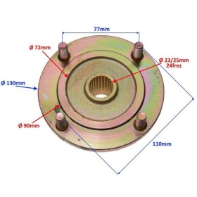 Rear wheel hub ATV 250 ST-9E