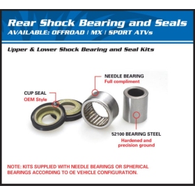 ALL BALLS Bottom Shock Absorber Bearing Kit Beta EVO 125300 09-20