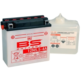 BS BATTERY Battery Conventional with Acid Pack 12N5.5-4A 12V 5.8AH