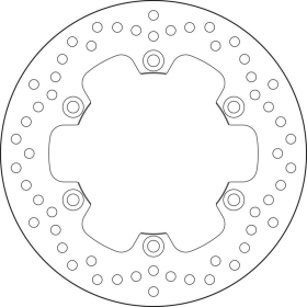 Brembo Serie Oro rear brake disc Yamaha WR125X