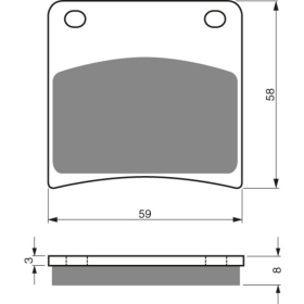 GOLDFREN Brake Pads 027 AD Suzuki