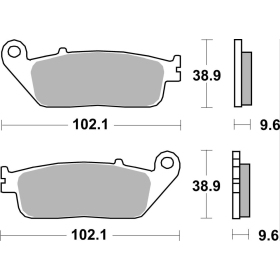 Brembo Brakepads Carbon-Ceramic Racing Front HONDA