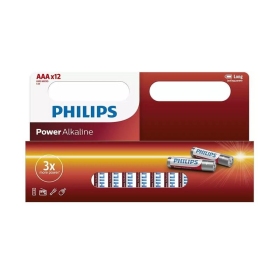 Philips baterijos LR03 / AAA Power Alkaline B12 (12vnt)