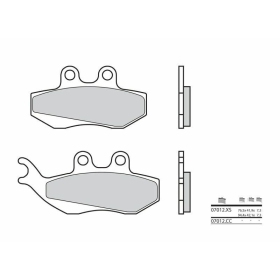 BREMBO Scooter Carbon Ceramic Brake pads APRILIA / ARCTIC CAT / BENELLI / DUCATI / GILERA / MALAGUTI / PIAGGIO / POLARIS / RIEJU 50-900cc 1985-2019