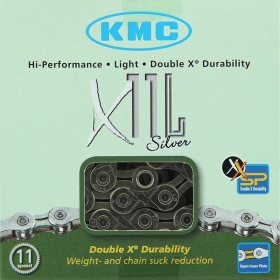 KMC chain X11EL 11 speeds 118L silver