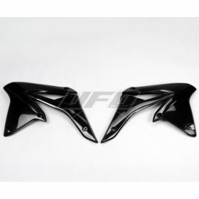 UFO Radiator Covers White Suzuki RM-Z250 10-18