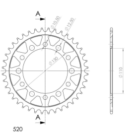 Supersprox / JT Rear sprocket 1486.40 40t