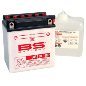 BS BATTERY Battery High performance with Acid Pack BB10L-BP 12V 11.6AH