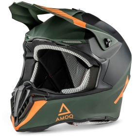 Helmet AMOQ Airframe Green / Orange