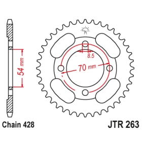 Supersprox / JT Rear sprocket 263.34 34t