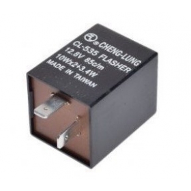 Flasher relay 2contact pins 12V 10Wx2+3,4W