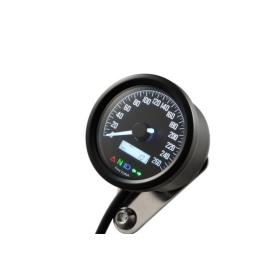 DAYTONA Velona 60 Speedometer 260 km/h/mph incl. Control Lights - White LED