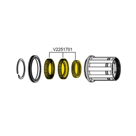 Mavic 2 Ratchets incl. spring + grease for ID360