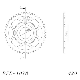 Supersprox / JT Rear sprocket 1078.47