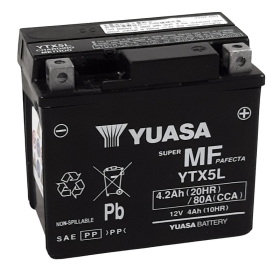 Battery YUASA W/C - YTX5L FA 12V 4.2Ah