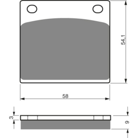 GOLDFREN Brake Pads 076 AD Kawasaki / Suzuki