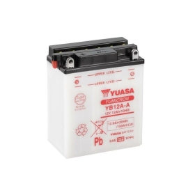 YUASA Battery Conventional without Acid Pack - YB12A-A 12V 12.6Ah