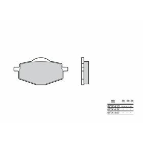 BREMBO Off-Road Sintered Metal Brake pads GILERA / YAMAHA 125-600cc 1985-2011