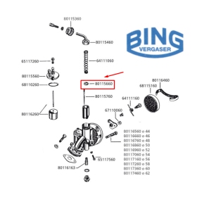 Bing Carbureto needle clip